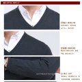 Yak Wool/Cashmere V Neck Pullover Long Sleeve Sweater/Clothing/Garment/Knitwear